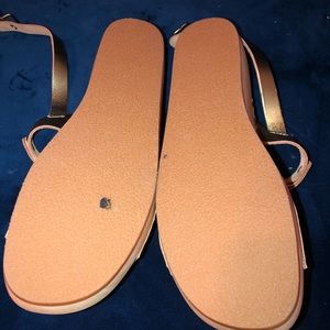 New Bronze Swedish Hasbeens Gladiator Sandals